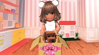 SURPRISING MY DAUGHTER WITH A DOG | Bloxburg Family Roleplay