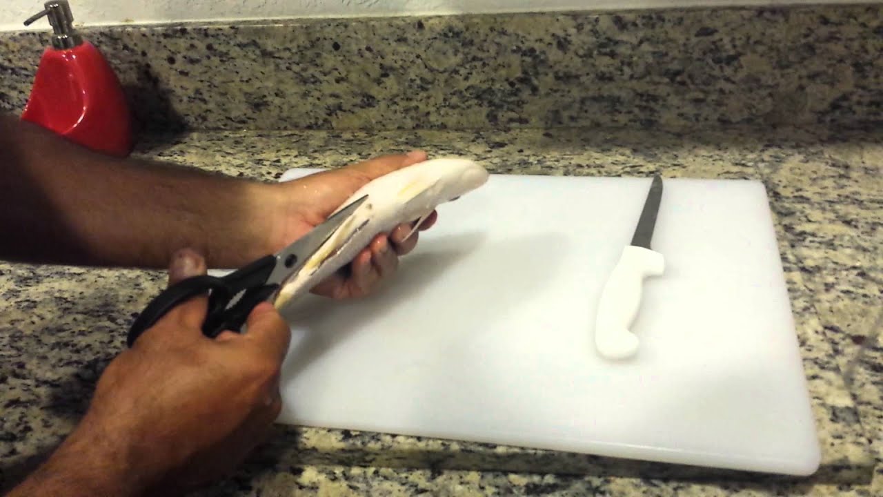 How to clean a whole fish YouTube