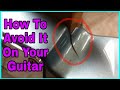 Comment viter les fissures dans les poches du cou des guitares