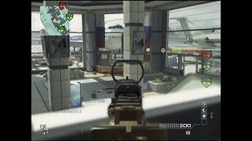 MW3: MP7 Red Dot Lambda Reticle MOAB on Terminal! | Greek Alphabet Reticles