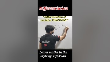 🔥🔥☺️Differentiation of 🔥🔥MODULUS Functions 🔥🔥☺️❤️  #viral #shorts #tranding #Maths #modulusfunction
