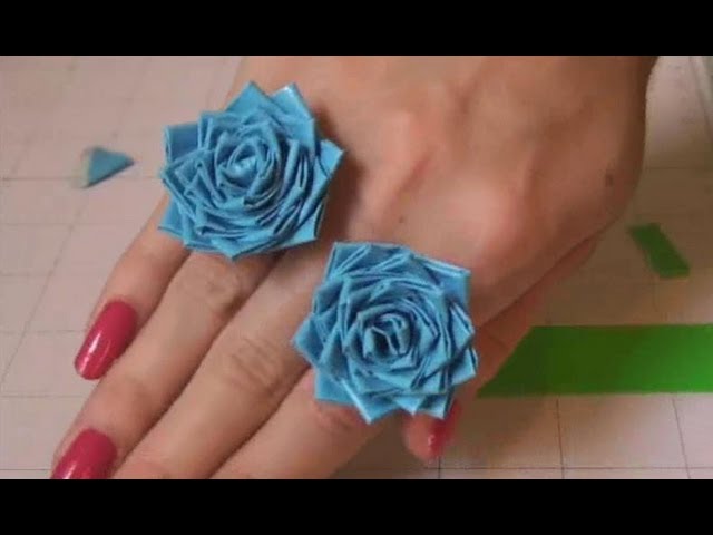 DIY DUCT TAPE ROSE RING // Easy Flower How To