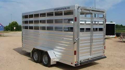 2018 Featherlite 8107 Livestock  New Rvs - CONROE,TX - 2017-09-14