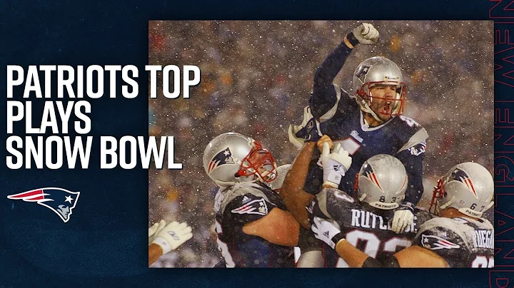 Patriots Top Plays from the 2001 Snow Bowl | Throwback