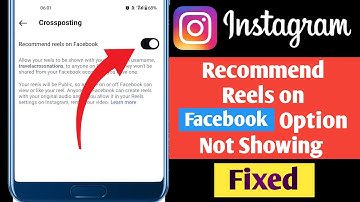 Fix Instagram Reels Recommend On Facebook Option Not Showing Problem Solved 2025 | Reels Recommend