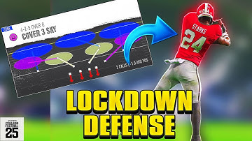 EA College Football 25 BEST DEFENSE!LOCKDOWN ZONE 4-2-5 DEFENSE SETUP!INSTANTLY GET MORE USER LURKS!