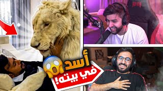 ردة فعلنا على اغرب مقاطع التيك توك ( عنده اسد في بيته? )