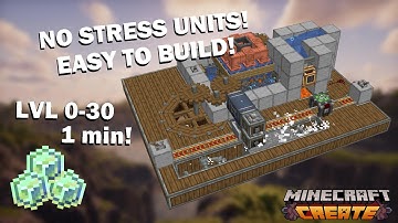 The Cheapest XP farm in Create (block by block tutorial)