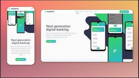 Frontend Mentor Challenge | Easybank landing page | HTML-Tailwind-CSS | Explained Arabic