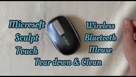 #19 Tear Down & Clean Microsoft Sculpt Touch Wireless Bluetooth Mouse 1497