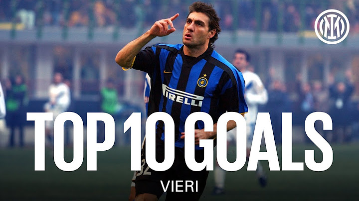 TOP 10 GOALS | VIERI ⚫🔵 🇮🇹