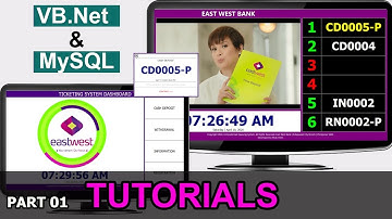 PART 01: Queuing Bank System | Vb.Net Tutorials