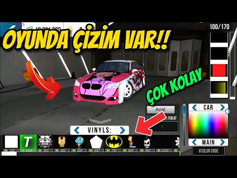 OYUNDA HİLESİZ, MODSUZ ÇİZİM YAPMAK?!? (CAR PARKİNG MULTİPLAYER)