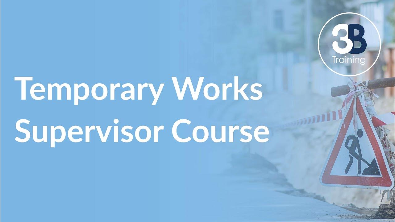 CITB Temporary Works Supervisor YouTube