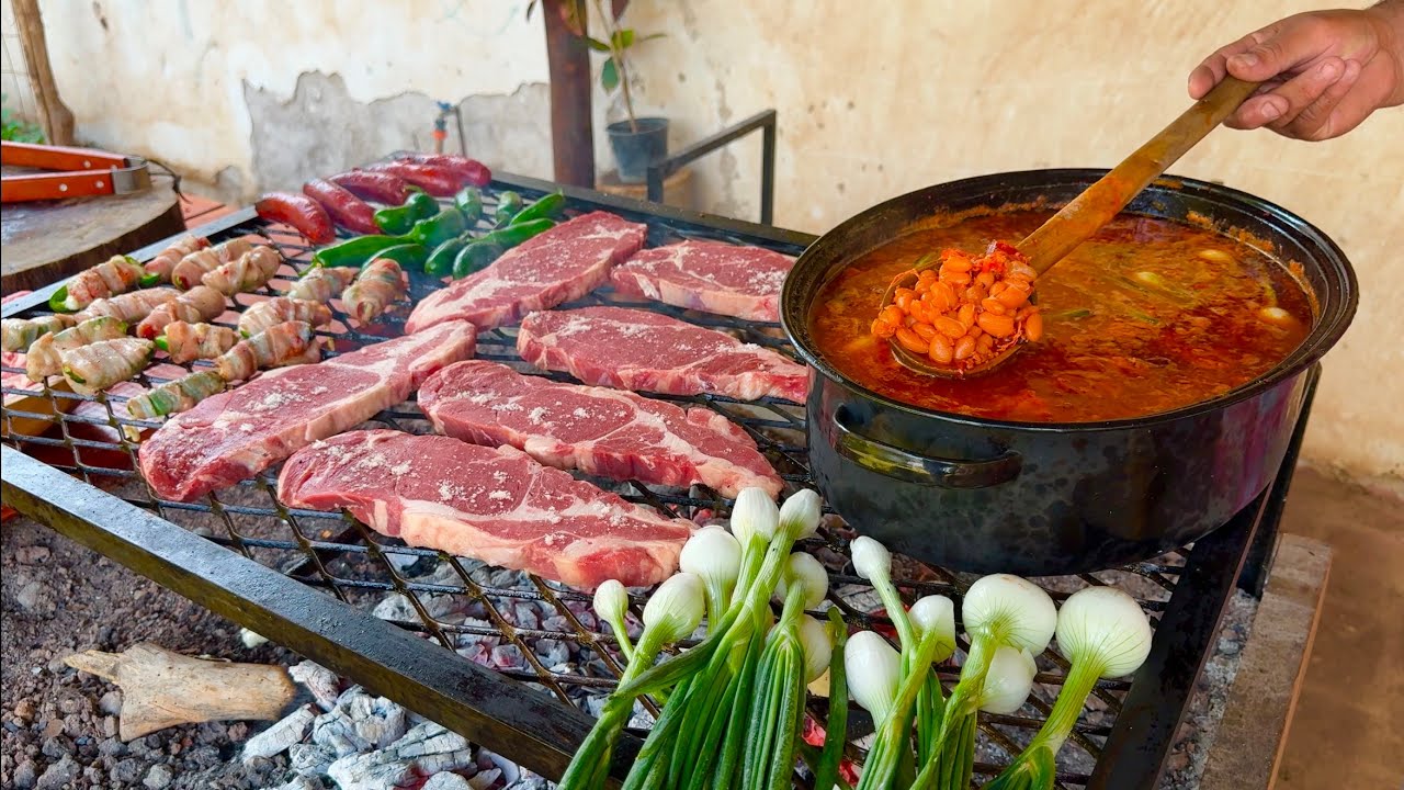 Todos los complementos para comer deliciosos ¡¡Frijoles Charros!! || Ruta la Nueve