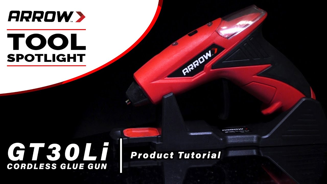 Arrow GT31LI Single Temp Lithium-Ion Cordless Glue Gun, 30W, UL Listed, 6 Glue  Sticks Included in the Glue Guns department at