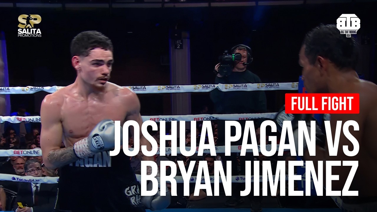 JOSHUA PAGAN VS BRYAN JIMENEZ FULL FIGHT