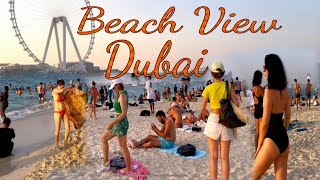 Dubai Marina Beach || Popular Beach In Dubai