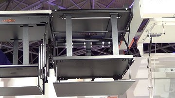 Unitech Systems PLCV5 projector ceiling lift at ISE 2013