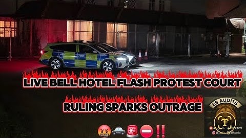 live Bell Hotel flash protest court ruling Sparks outrage 🤬🚓🚨⛔️‼️
