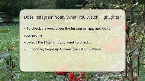 Does Instagram Notify When You Watch Highlights? - Everyday-Networking