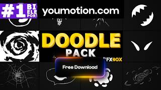Flash FX Doodle Elements - Cartoon Shape Pack (Ae) Free