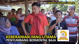 DENGAN PENUH KEBERANIAN PENYUMBANG INI NYANYIKAN LAGU CINTA HITAM DI IRAMA DOPANG LIVE LOMBOK UTARA