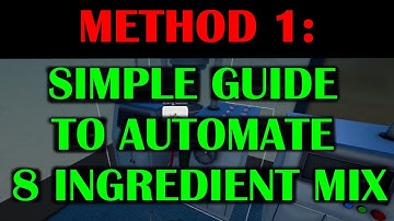 SIMPLE GUIDE TO AUTOMATE 8 INGREDIENT MIX | Schedule I