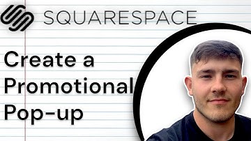 How to Create a Promotional Pop up  Squarespace (2025 Guide)