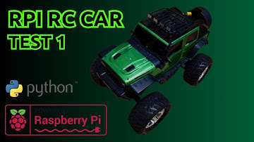 FIRST TEST: Raspberry Pi RC Car Controlled from My Computer