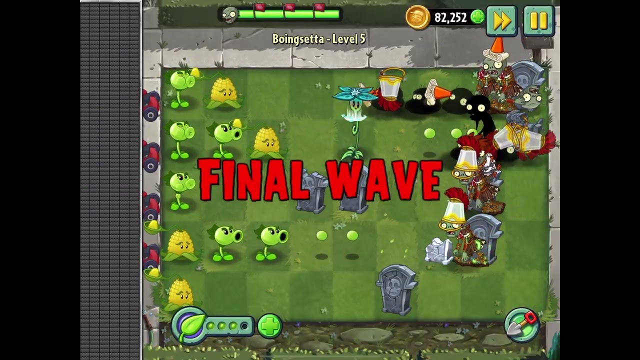 PvZ 2 Plant of the Week Boingsetta Level 5