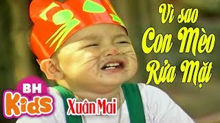 Xuân Mai ♫ Vì Sao Con Mèo Rửa Mặt ♫ Nhạc Thiếu Nhi Bé Xuân Mai Hay Nhất