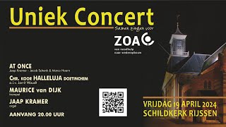 Uniek concert   Samen zingen voor ZOA