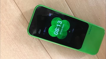 How to change WiMAX2+ password. ( Au ワイフェアイ ポケットの パスワード交換方法)