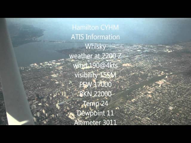 Hamilton Airport CYHM ATIS Whisky class=