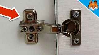 How to adjust Cabinet Door Hinges💥(Fast \& Easy)🤯