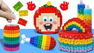 🔴 [LIVE] The ULTIMATE Rainbow Food Compilation – ASMR Eating Sound | Lego MUKBANG