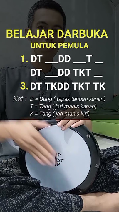 RUMUS DASAR DARBUKA PEMULA
