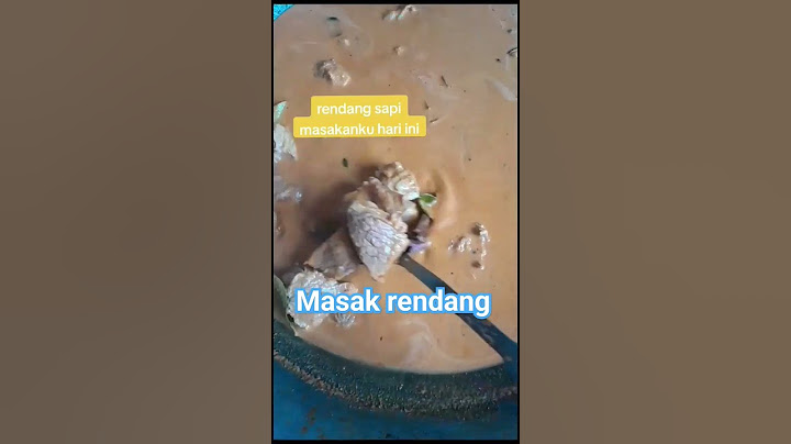 masak rendang sapi rendang makanan khas indonesia khas padang Minangkabau menu sehat menu sederhana