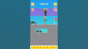 Draw Bridge Puzzle Game Level 92 #shorts