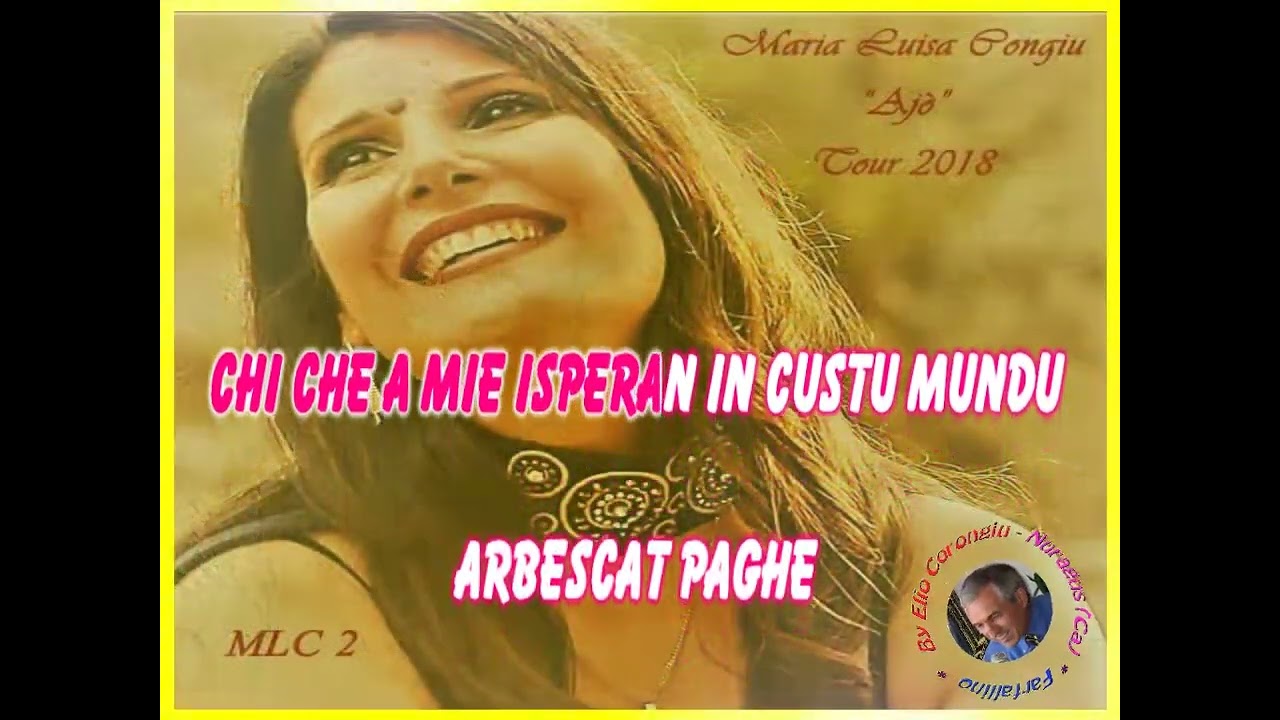 Base karaoke: Maria Luisa Congiu - Terra de oro