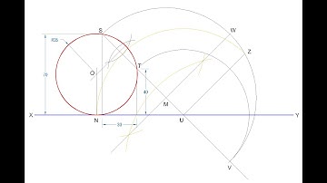 TD || Paper 2 Question 3b Technical Drawing WAEC 2023(TANGENTS/CIRCLES)