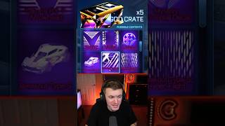 OPENING 5 *GOD* CRATES IN ROCKET LEAGUE!