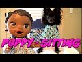 BABY ALIVE  has a FUN DAY with her PUPPY! The Lilly and Mommy Show. The TOYTASTIC Sisters
