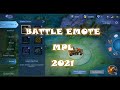 BATTLE EMOTE MPL 2021 TERBARU MOBILE LEGEND #panikgakpaniklahmasakenggak