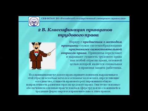 Тема 1 2  Принципы трудового права ТП