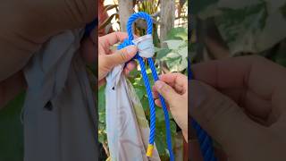 The Most Reliable Tarp Corner Knot/ Simple Knot.