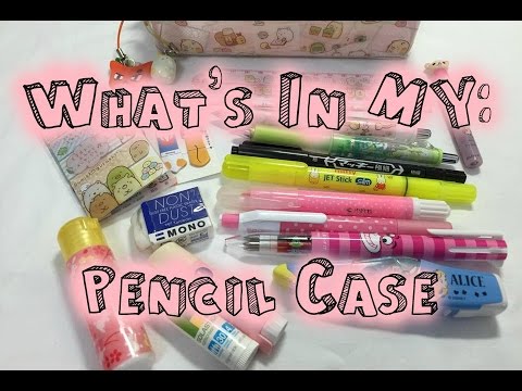 What's In My Pencil Case - YouTube