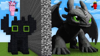 I Cheated With HOW TO TRAIN YOUR DRAGON In Minecraft Build Battle!