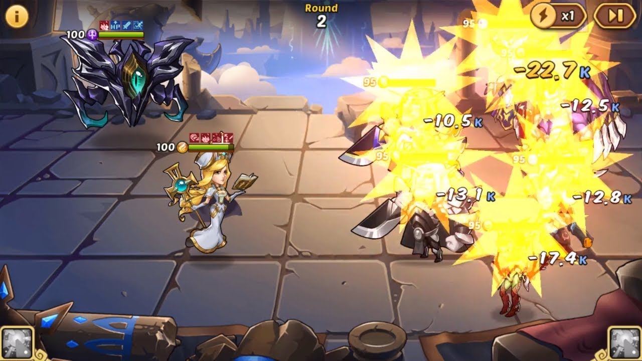 Idle Heroes 700 Summon Heroic + NEW HERO MIHM + BELRAIN YouTube